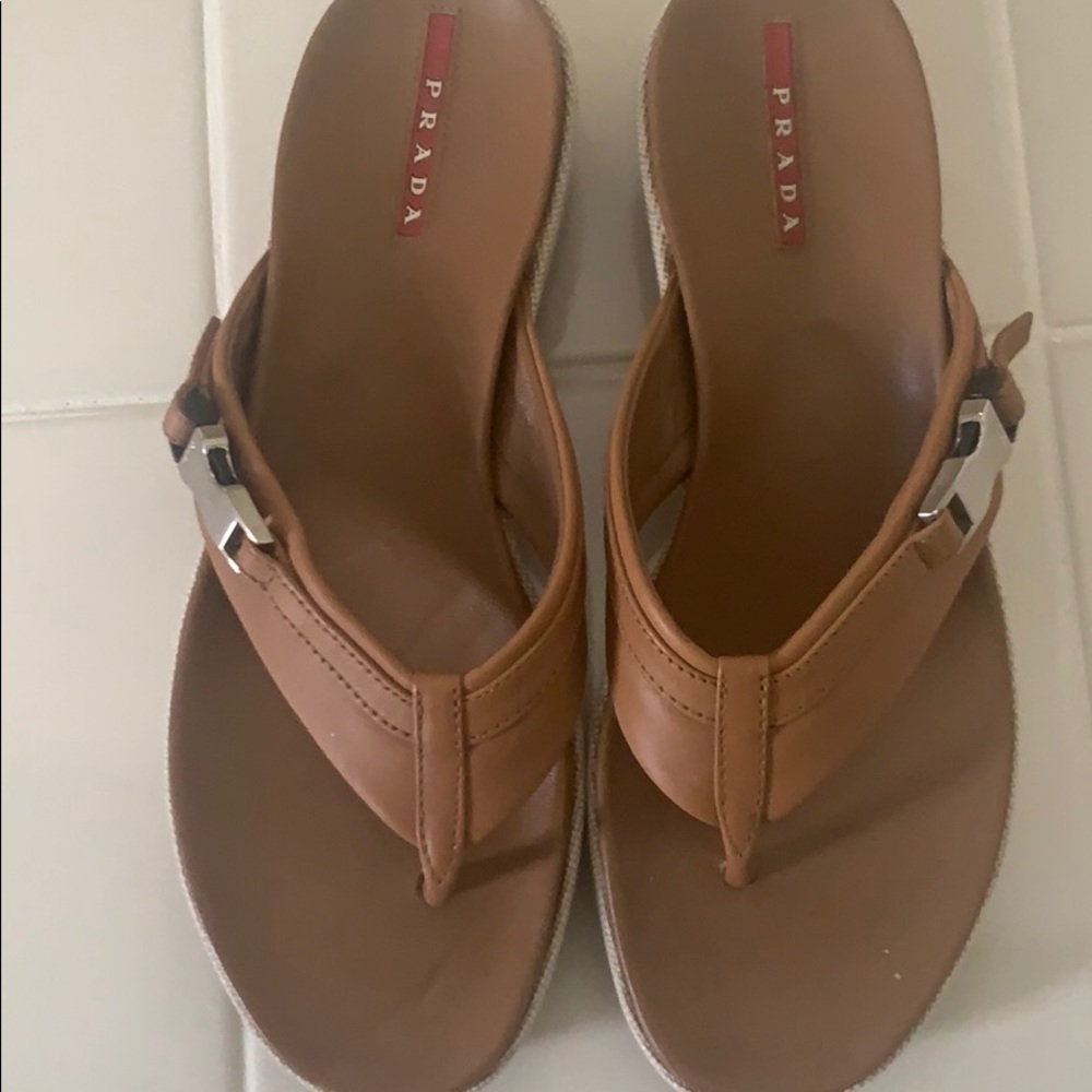 Prada sandals size 38.5